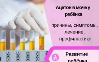 Ацетон у ребенка причины симптомы лечение в домашних условиях