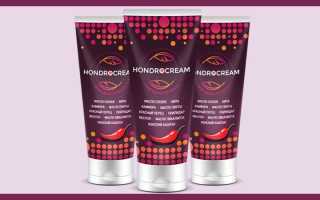 Как применять Hondrocream для облегчения боли