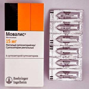 Как применять свечи Мовалис