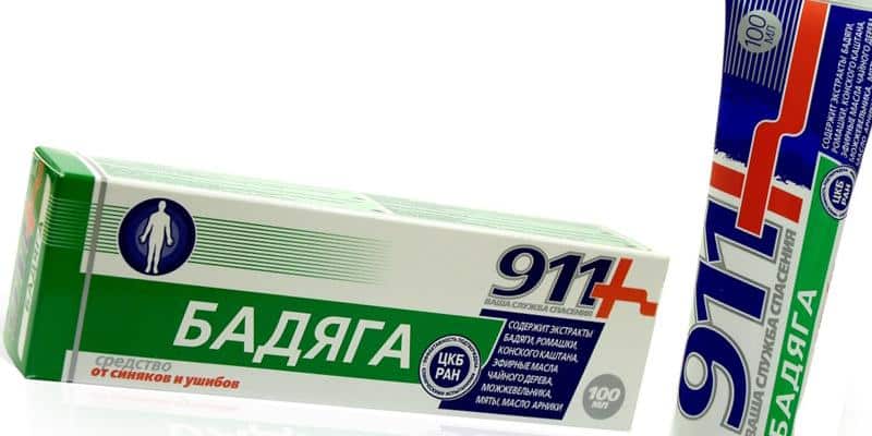 Как применять гель Бадяга 911