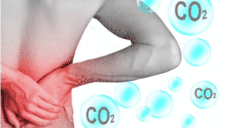 CO2 и боль в спине