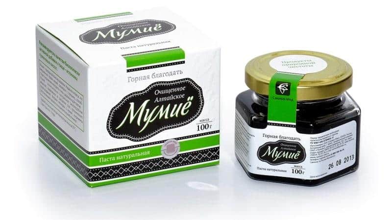 Как применять алтайское мумие
