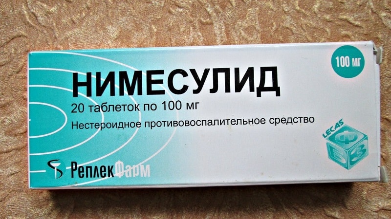 Как применять таблетки Нимесулид
